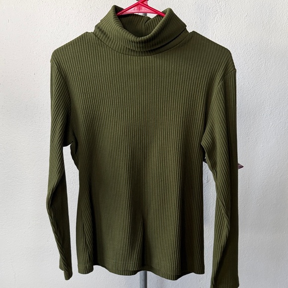 Y2K Express Ribbed Turtleneck Size Large - Picture 1 of 3
